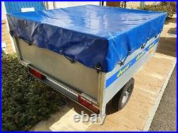 Duuo Foldable Trailer with cover+spare wheel+jockey wheel