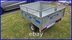 Duuo Trailer-Flatbed or Boxed Sides, Foldable Easy Storage, Multi Use, Camping