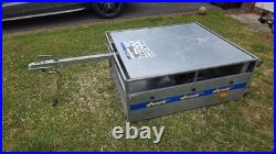 Duuo Trailer-Flatbed or Boxed Sides, Foldable Easy Storage, Multi Use, Camping