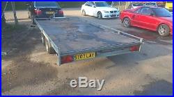 EDUARD multitransporter flat bed/ car transporter trailer recovery