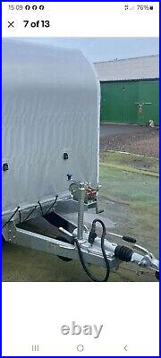 ENCLOSED COVERED CAR TRANSPORTER TRAILER (read description)