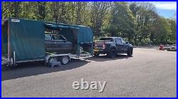 ENCLOSED COVERED CAR TRANSPORTER TRAILER (read description)