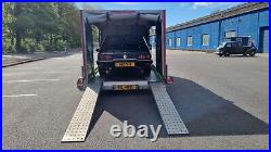 ENCLOSED COVERED CAR TRANSPORTER TRAILER (read description)