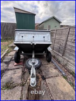 ERDÉ 102 Small Tipping Trailer 300kg Galvanised 2016 Cover & Spare Wheel