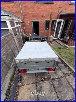 ERDÉ 102 Small Tipping Trailer 300kg Galvanised 2016 Cover & Spare Wheel ERDÉ 102 Small Tipping Trailer 300kg Galvanised 2016 Cover & Spare Wheel