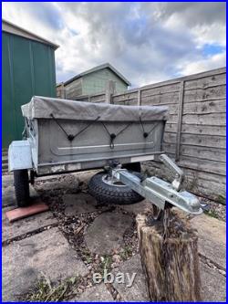ERDÉ 102 Small Tipping Trailer 300kg Galvanised 2016 Cover & Spare Wheel
