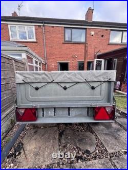 ERDÉ 102 Small Tipping Trailer 300kg Galvanised 2016 Cover & Spare Wheel