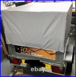 ERDE 102 Trailer Genuine Side Extensions, Spare Wheel, Jockey Wheel