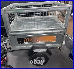 ERDE 102 Trailer Genuine Side Extensions, Spare Wheel, Jockey Wheel