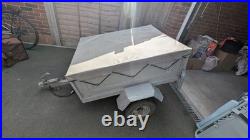 ERDÉ 300KG Unbraked Lightweight Box Trailer 1.73m x 1.20m Maypole Camping