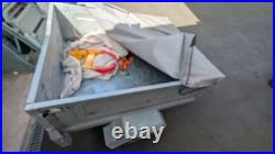 ERDÉ 300KG Unbraked Lightweight Box Trailer 1.73m x 1.20m Maypole Camping