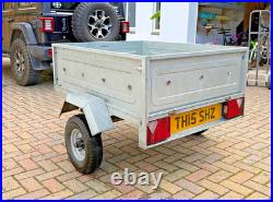 ERDE 4 x 3 Small Car Trailer 400kg