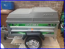 ERDE DAXARA 158 car trailer with hard top. Used 3 times only