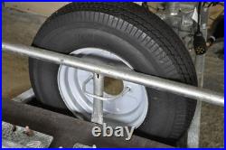 ERDE Flatbed Quad Bike ATV Trailer Spare Wheel Floor 2K mi Kept in Garage New Ti