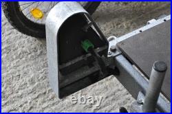 ERDE Flatbed Quad Bike ATV Trailer Spare Wheel Floor 2K mi Kept in Garage New Ti