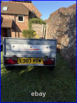 ERDE Trailer Galvanised Steel Tipping Trailer 142 1m x 1.47m, 600kg Capacity