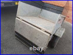 ERKA Camping small car trailer with high sides aluminium