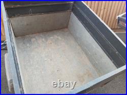 ERKA Camping small car trailer with high sides aluminium