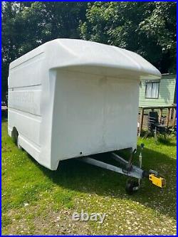 EX BT Box Trailer on Galvanised Braked Trailer EX BT Box Trailer on Galvanised Braked Trailer