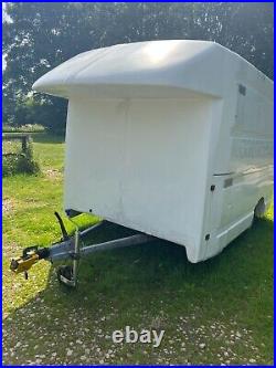 EX BT Box Trailer on Galvanised Braked Trailer EX BT Box Trailer on Galvanised Braked Trailer