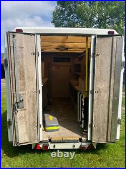 EX BT Box Trailer on Galvanised Braked Trailer EX BT Box Trailer on Galvanised Braked Trailer