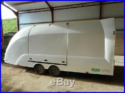 Eco-Trailer VELOCITY RS covered car trailer 3000kg Used once only. A bargain