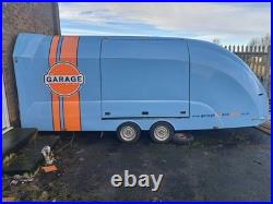 Eco Velocity RS 4 wheel covered motorsport trailer/transporter