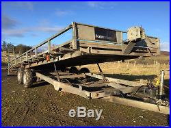 Elston Car Transporter 21ft x 7.6 ft tilt bed Trailer with Ifor Williams winch