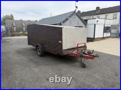 Enclosed Car Transporter Trailer 13ft X 5'5 1500kg Winch New Galv Ramps L@@K