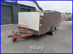 Enclosed Car Transporter Trailer 13ft X 5'5 1500kg Winch New Galv Ramps L@@K