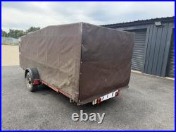 Enclosed Car Transporter Trailer 13ft X 5'5 1500kg Winch New Galv Ramps L@@K
