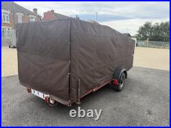 Enclosed Car Transporter Trailer 13ft X 5'5 1500kg Winch New Galv Ramps L@@K