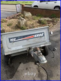Erde 102 Aluminium Trailer Small Car Trailer Utility Trailer Good Condition