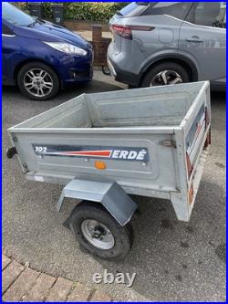 Erde 102 Aluminium Trailer Small Car Trailer Utility Trailer Good Condition