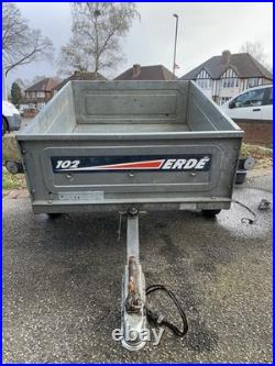Erde 102 Aluminium Trailer Small Car Trailer Utility Trailer Good Condition