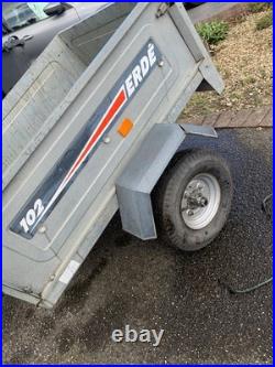 Erde 102 Aluminium Trailer Small Car Trailer Utility Trailer Good Condition