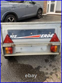 Erde 102 Aluminium Trailer Small Car Trailer Utility Trailer Good Condition