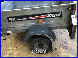 Erde 102 Camping Storage Trailer With Spare Wheels Hackney E8