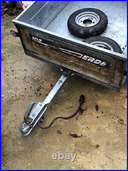 Erde 102 Camping Storage Trailer With Spare Wheels Hackney E8