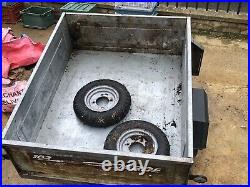 Erde 102 Camping Storage Trailer With Spare Wheels Hackney E8