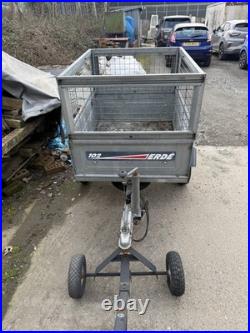 Erde 102 Car Tipping Trailer High Sides Camping Fishing Ect