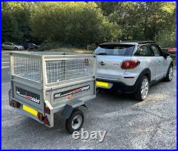 Erde 102 Car Trailer 3ft6. /3ft With Mesh Sides And Cover