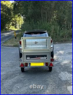 Erde 102 Car Trailer 3ft6. /3ft With Mesh Sides And Cover