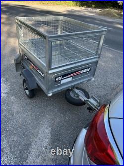 Erde 102 Car Trailer 3ft6. /3ft With Mesh Sides And Cover