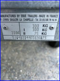 Erde 102 Car Trailer 3ft6. /3ft With Mesh Sides And Cover