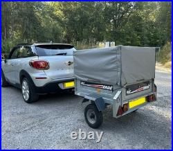 Erde 102 Car Trailer 3ft6. /3ft With Mesh Sides And Cover