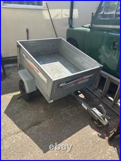 Erde 102 Galvanised Box Trailer With 2 Additional Spare Tires