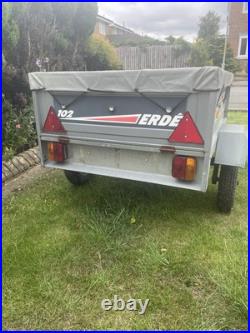 Erde 102 Trailer With Cover And Spare Wheel Erde 102 Trailer With Cover And Spare Wheel