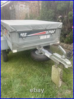 Erde 102 Trailer With Cover And Spare Wheel Erde 102 Trailer With Cover And Spare Wheel