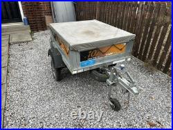 Erde 102 Trailer With Spare Wheel, Jockey Wheel And Cover. Good Condition